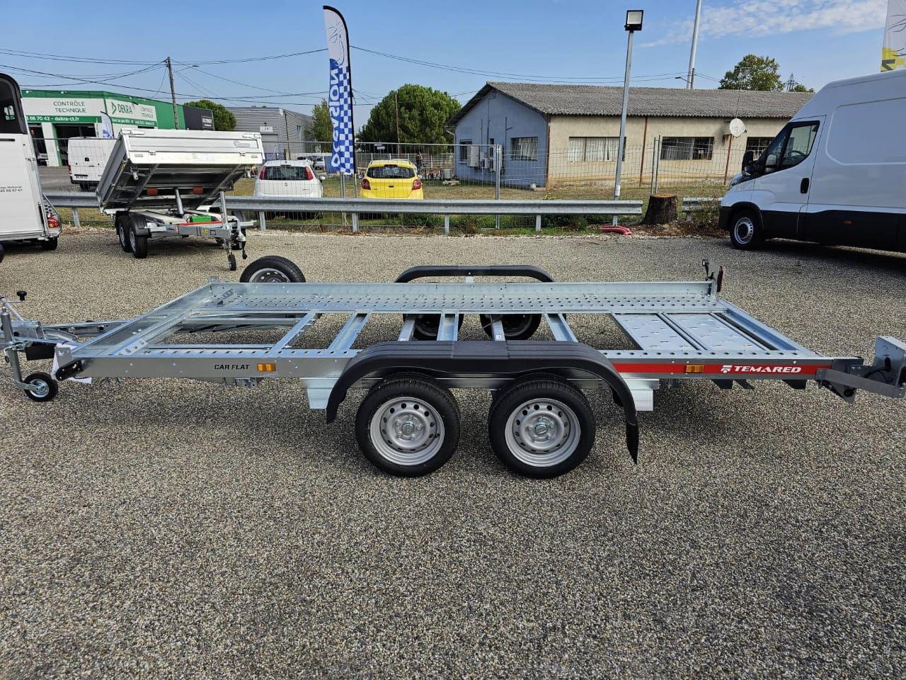 Remolque basculante para transporte de coches – Car Flat 4018 (2 t)_4