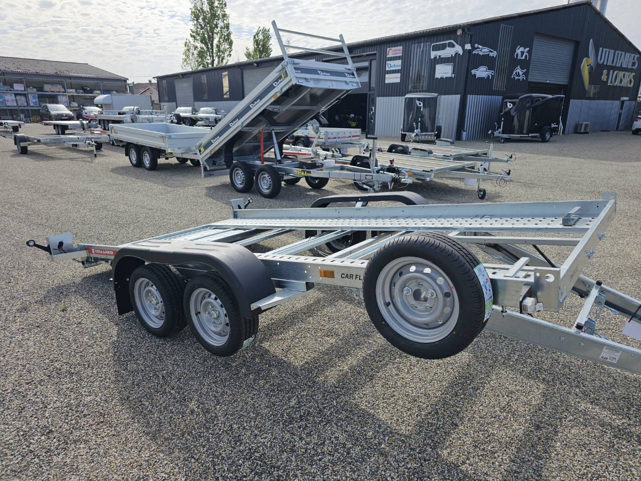 Remolque basculante para transporte de coches – Car Flat 4018 (2 t)_8