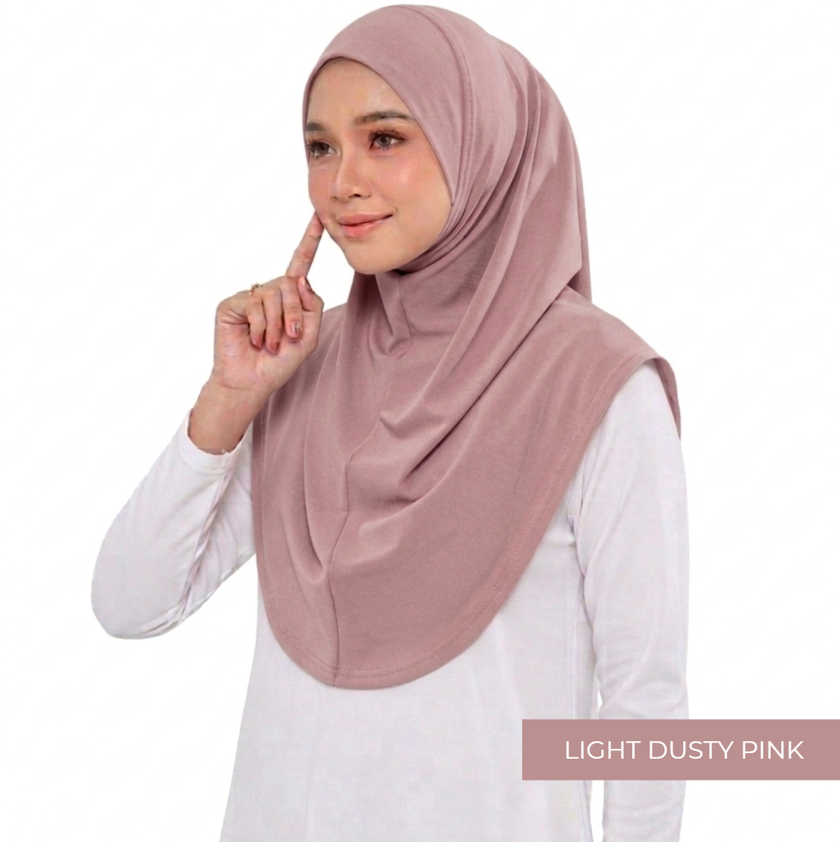 THE BEST TUDUNG SARUNG - LIGHT DUSTY PINK_0