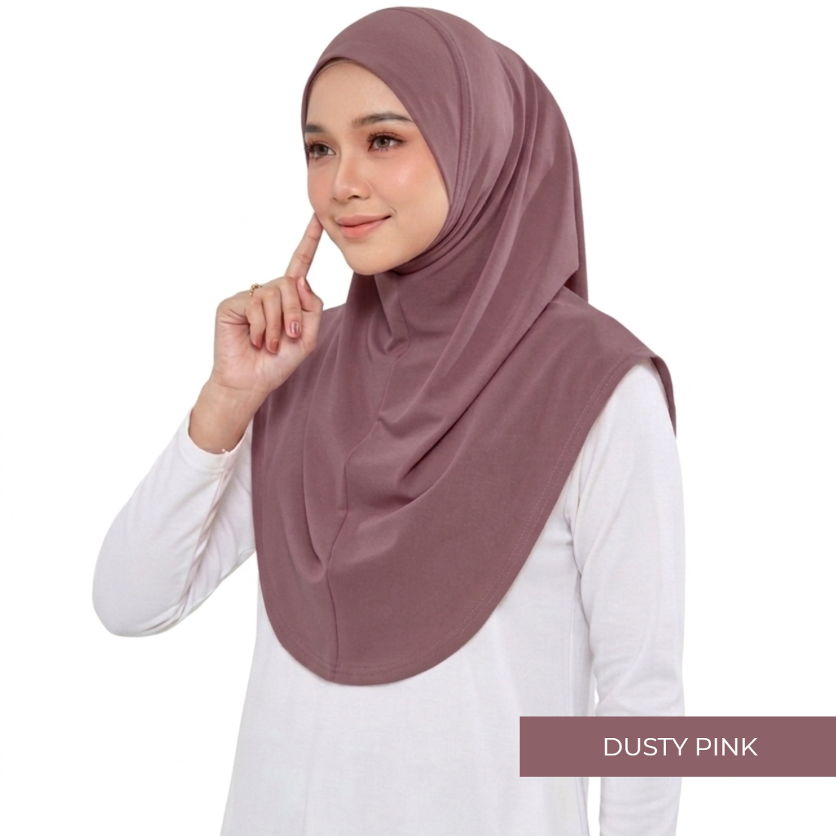 THE BEST TUDUNG SARUNG - DUSTY PINK_0