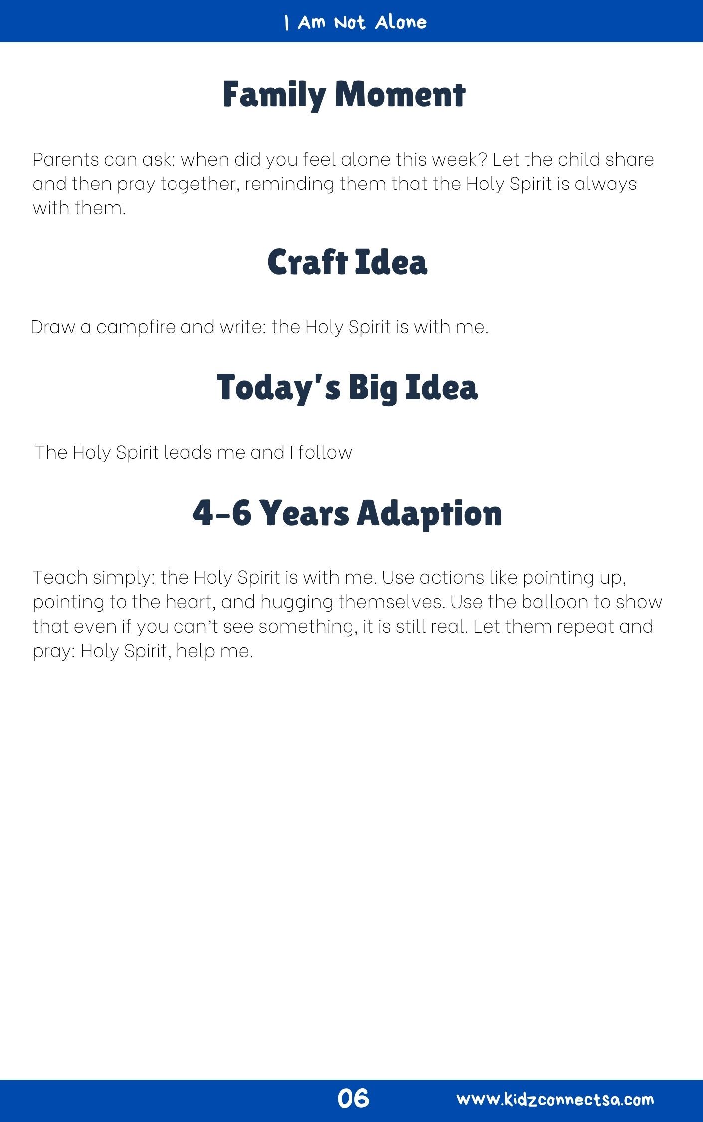 The Holy Spirit – My Helper  4 Weeks of Primary School Lessons for Children's Church_6