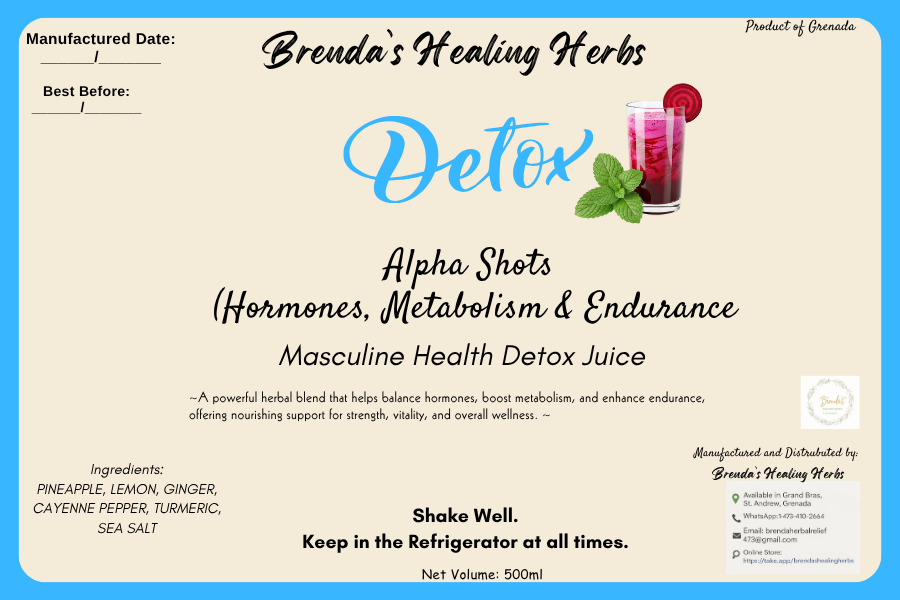 Masculine Health Detox Juice Shots _6