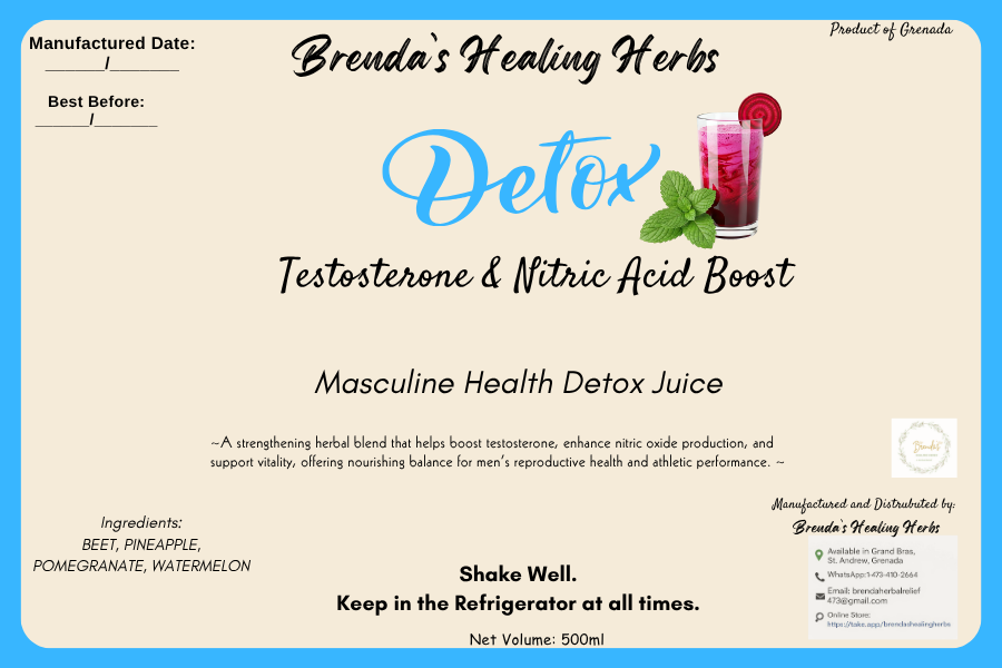 Masculine Health Detox Juice Shots _2
