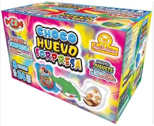 CHOCOHUEVO SORPRESA DELICIAS DISP C/24 PZS_0