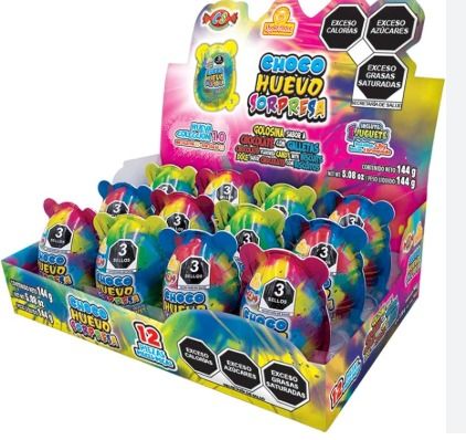 CHOCOHUEVO SORPRESA DELICIAS DISP C/12 PZS_0