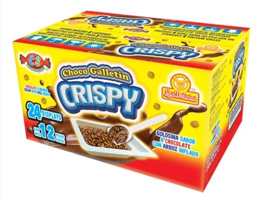 CHOCO GALLETIN CRISPY DELICIAS DISP C/12 PZS_0