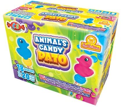 ANIMALS CANDY PATO DISP C/20 PZS_0