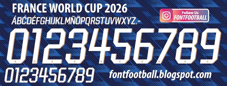 Font Vector France World Cup 2026 kit_0
