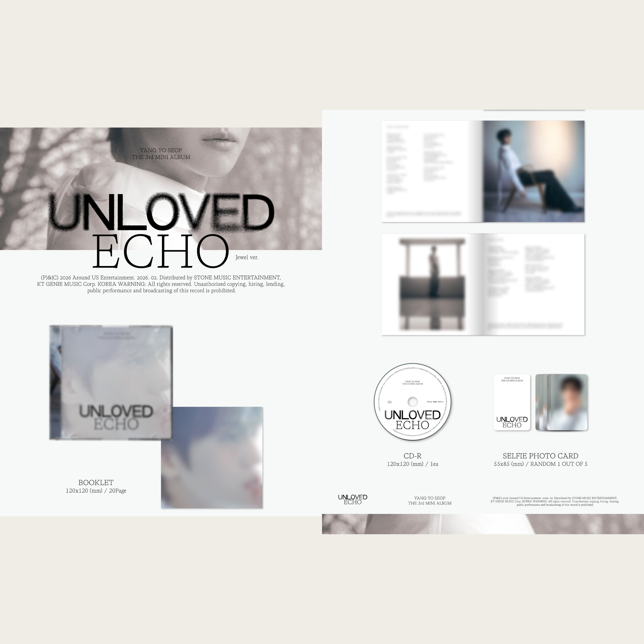 HIGHLIGHT YANG YO SEOP - The 3rd Mini Album Unloved Echo (Jewel)_1