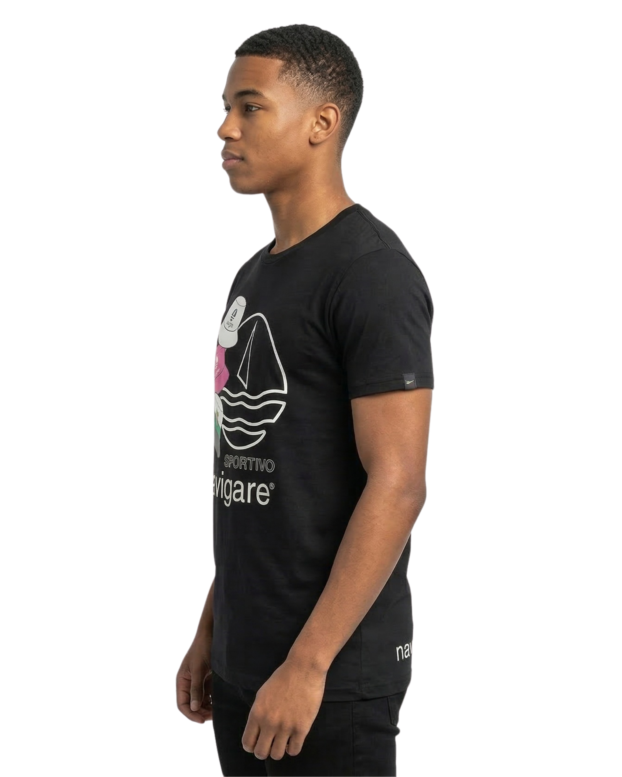 Navigare Sportivo Graphic Tee – Black_2