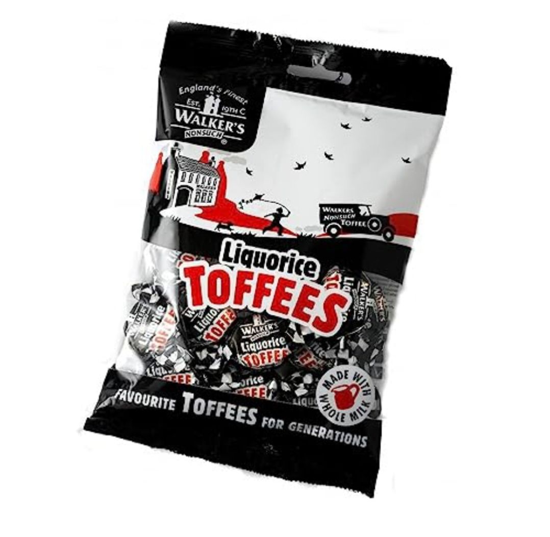 Walker's liquorice toffees 150g_0