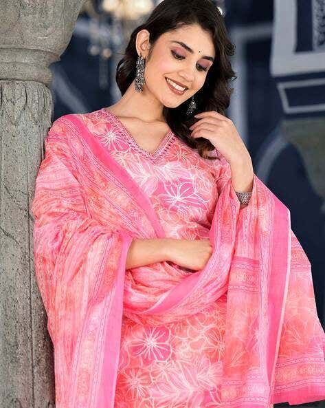 Women's Printed Kurtas Set_1