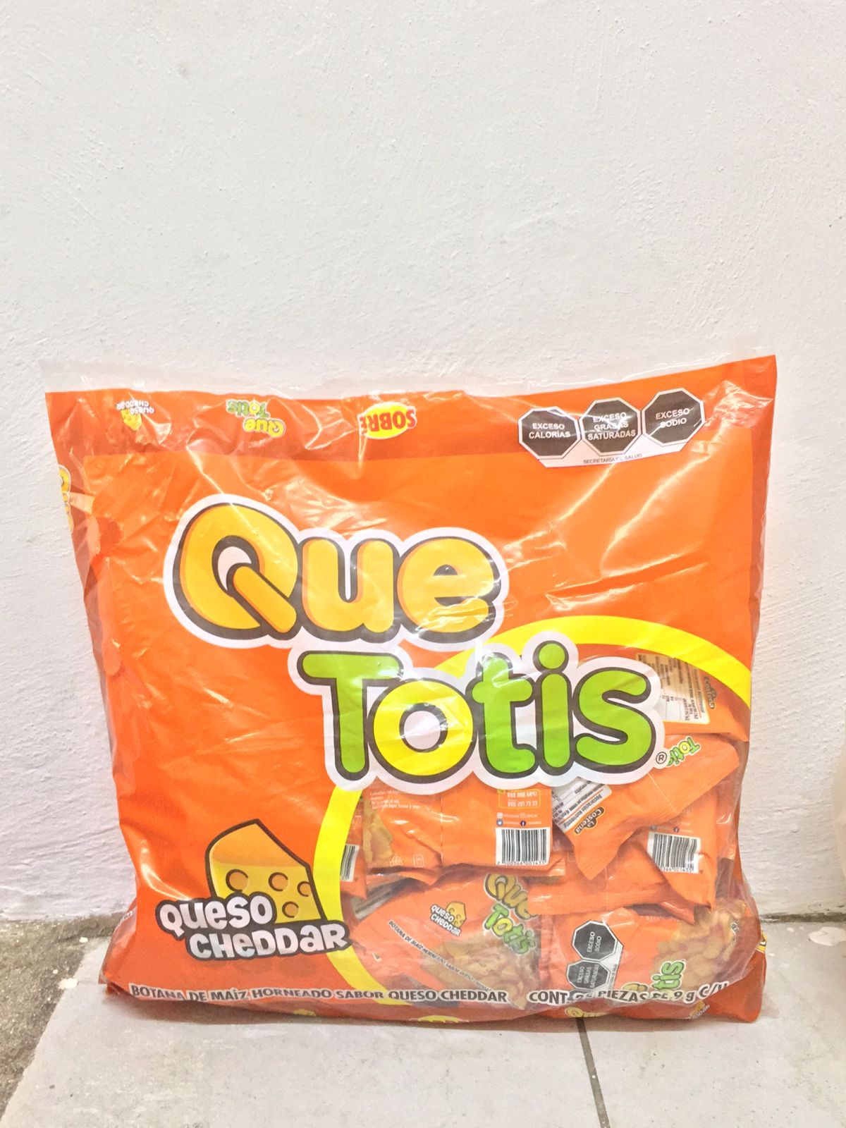 QUE TOTIS QUESO CHEDDAR SOBRE 9G TOTIS BSA C/25 PZS_0