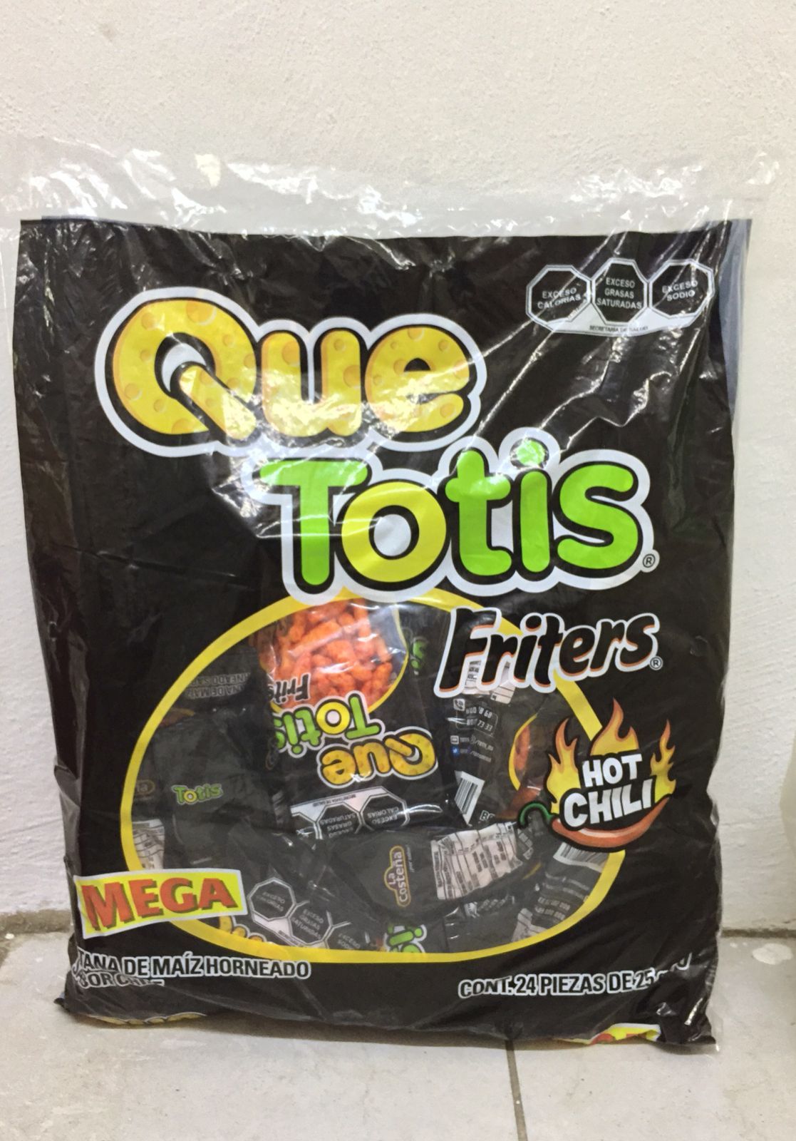 FRITERS HOT CHILI MEGA 25GR TOTIS BSA C/24 PZS_0