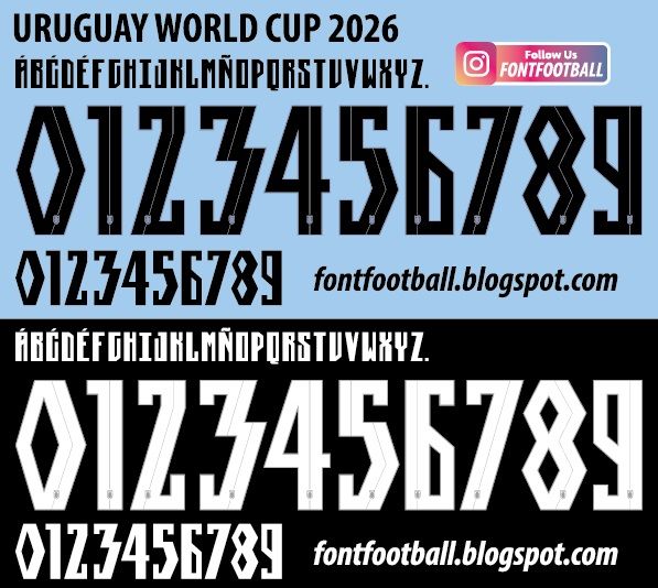 Font Vector Uruguay World Cup 2026 kit_0