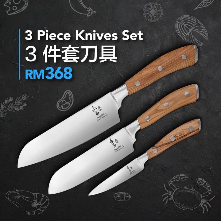 BDi SIGNATURE Knife - 3 Piece Set_0