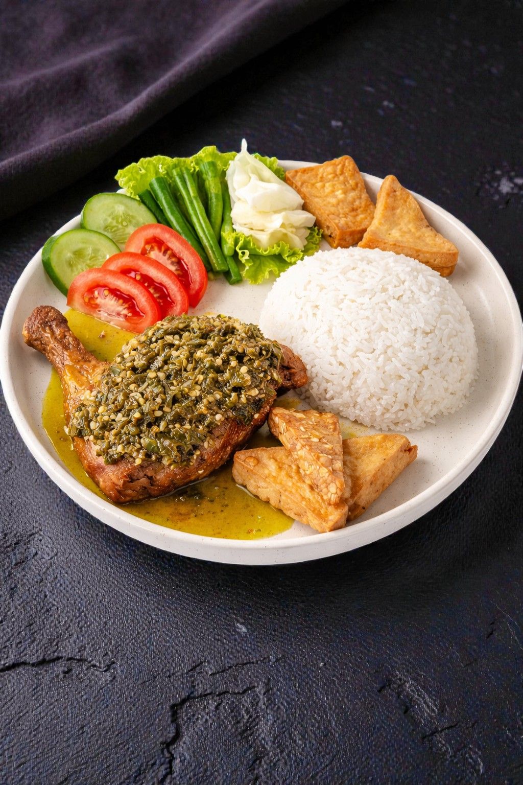 Ayam Penyet Sambal Hijau_0