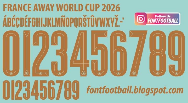 Font Vector France Away World Cup 2026 kit_0