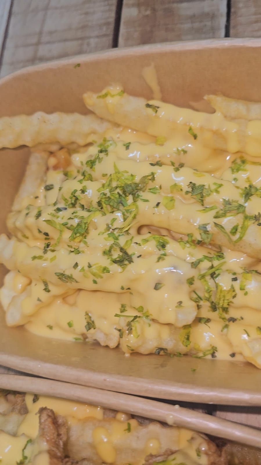 Cheesy Fries(french fries topped with a creamy cheese sauce)_0