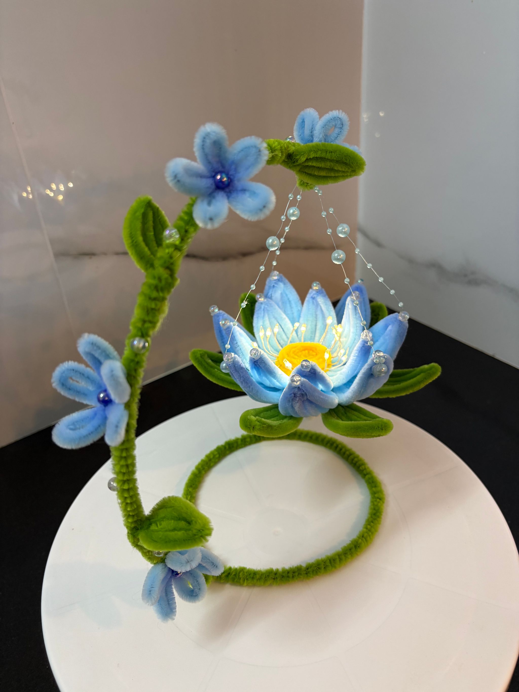 Blue lotus lamp_0