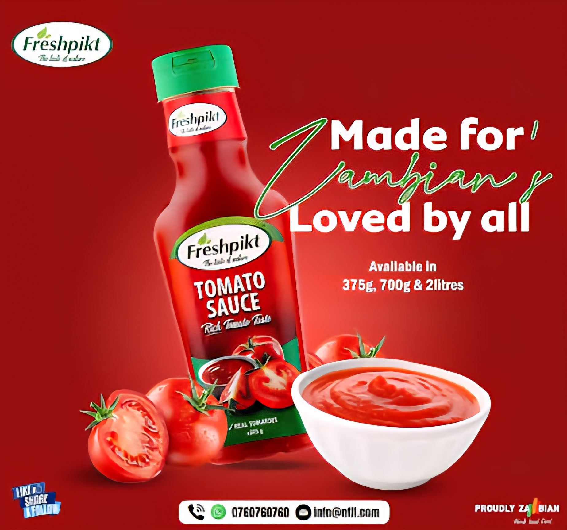 Freshpikt Tomato Sauce 375g _0