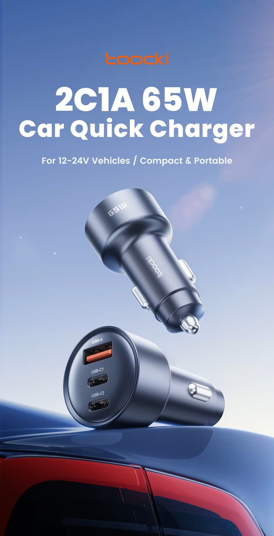 Toocki All-in-One 65W Car Quick Charger_18