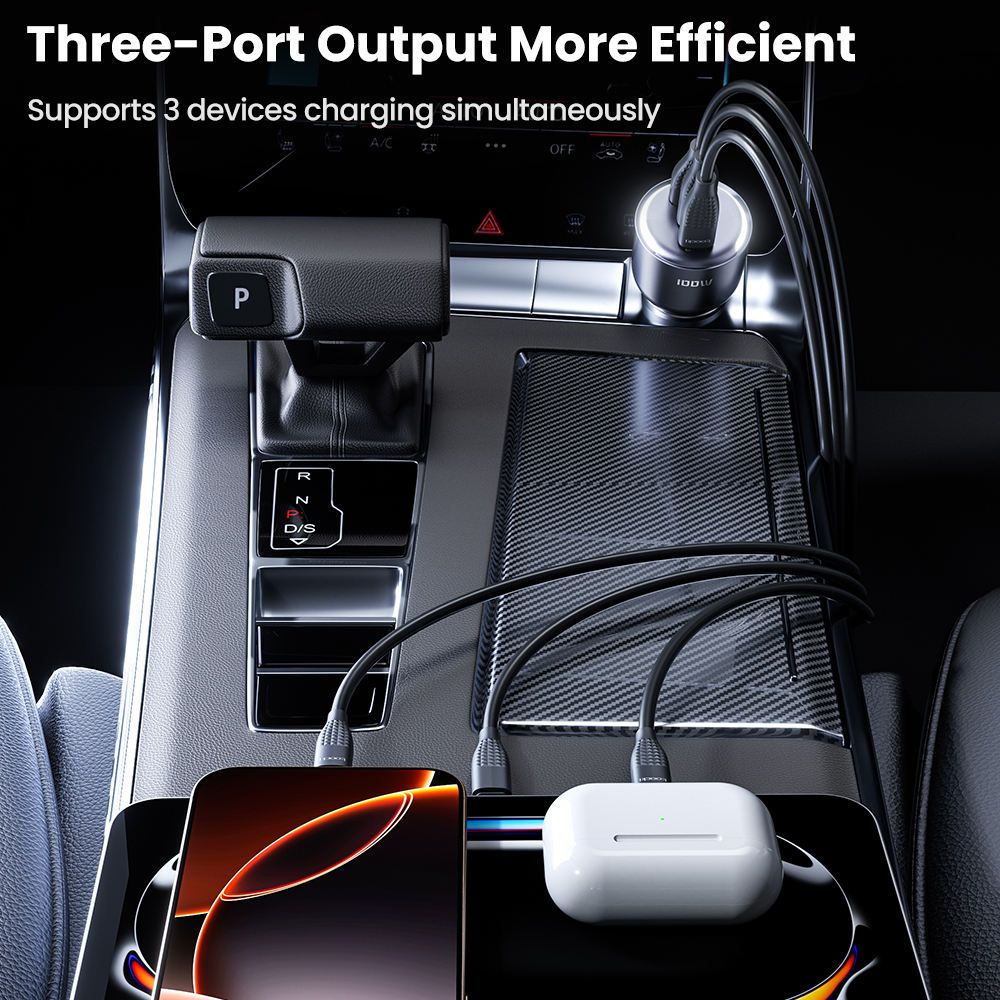 Toocki New Arrival PD 100W 2Type c +1 USB port portable_8