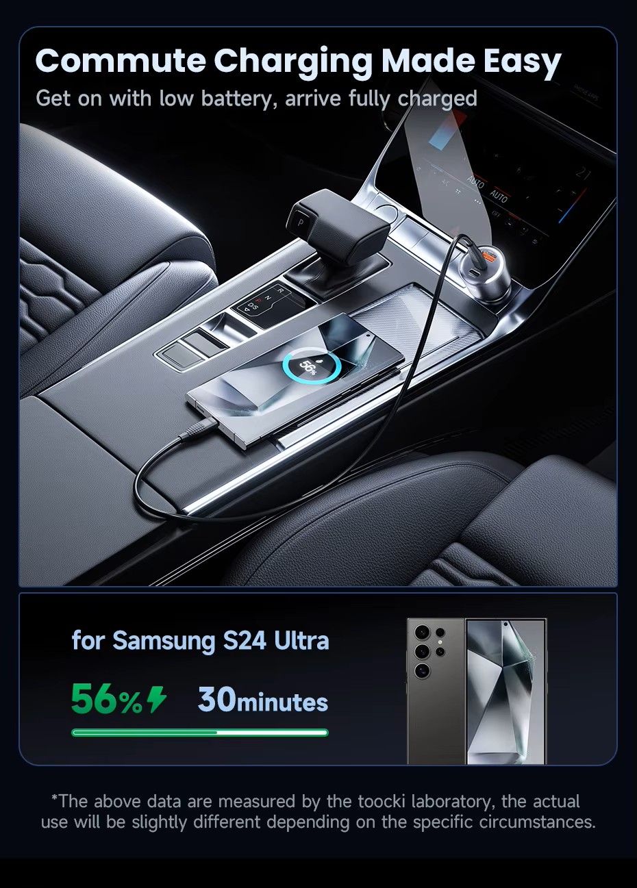 Toocki Advanced 3-in-1 140W Max PD SCP USB-C_4