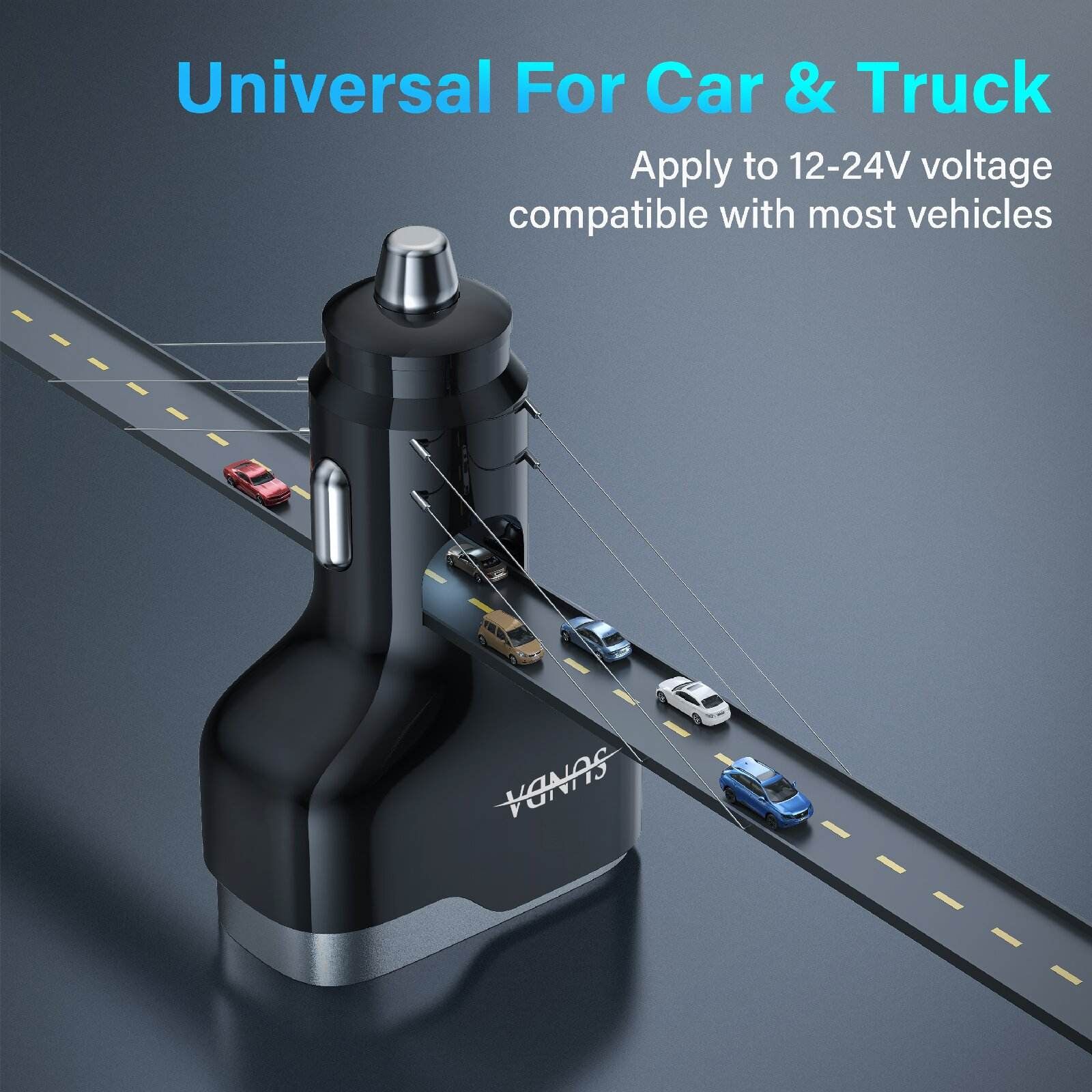 Sunda Super Fast Charge for Car 138W _8