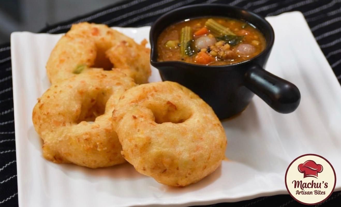 Vada (2 pcs) with Sambar_0