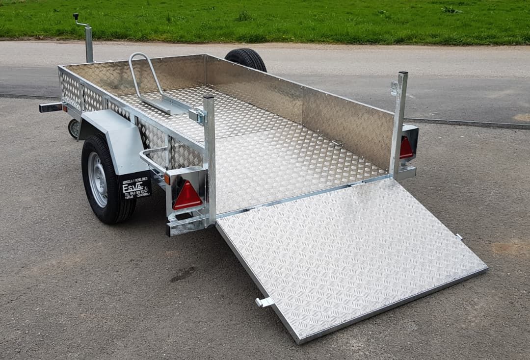 Remolque para motocicletas MT 1 CR – Con laterales_3