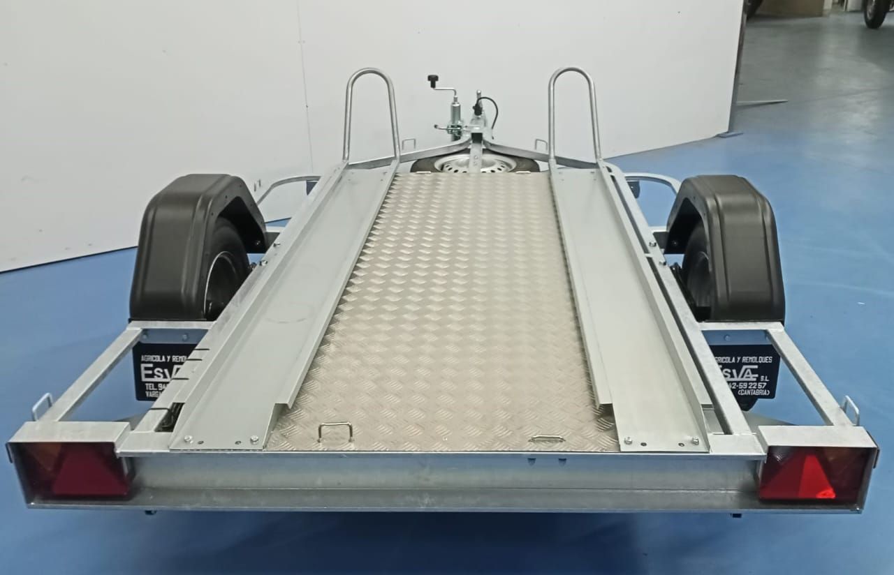 Remolque para motos MT-2L + plataforma de aluminio_2