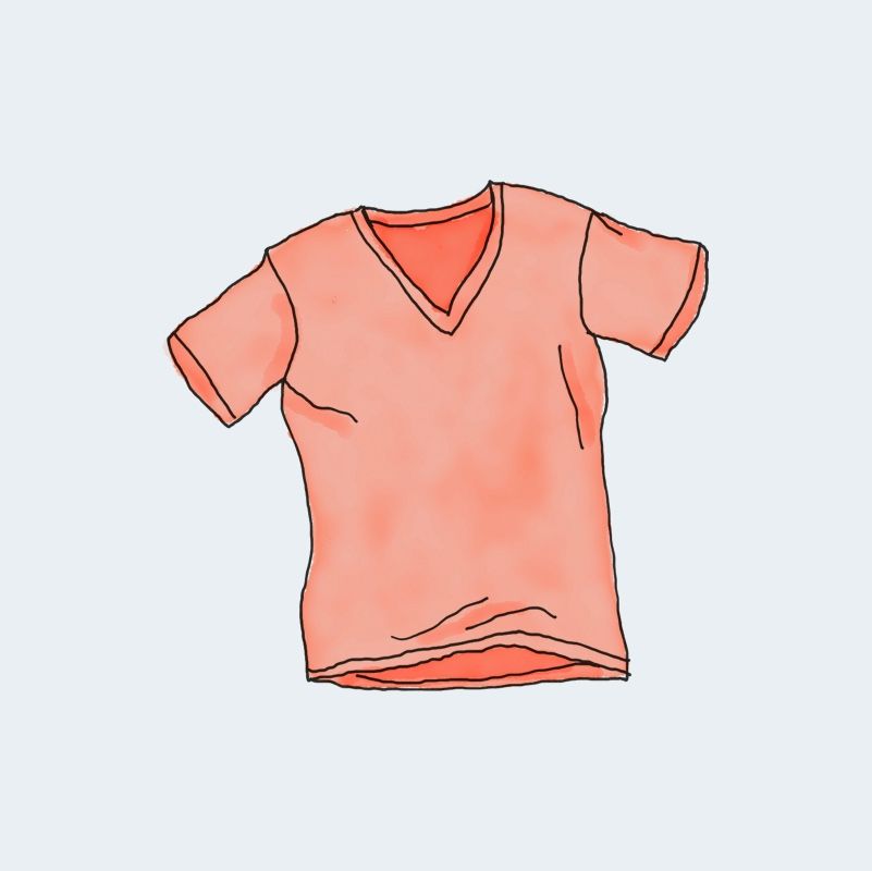 V-Neck T-Shirt_0