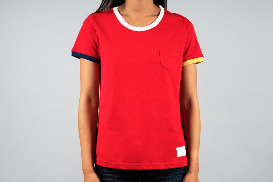 Red Sports Tee_0