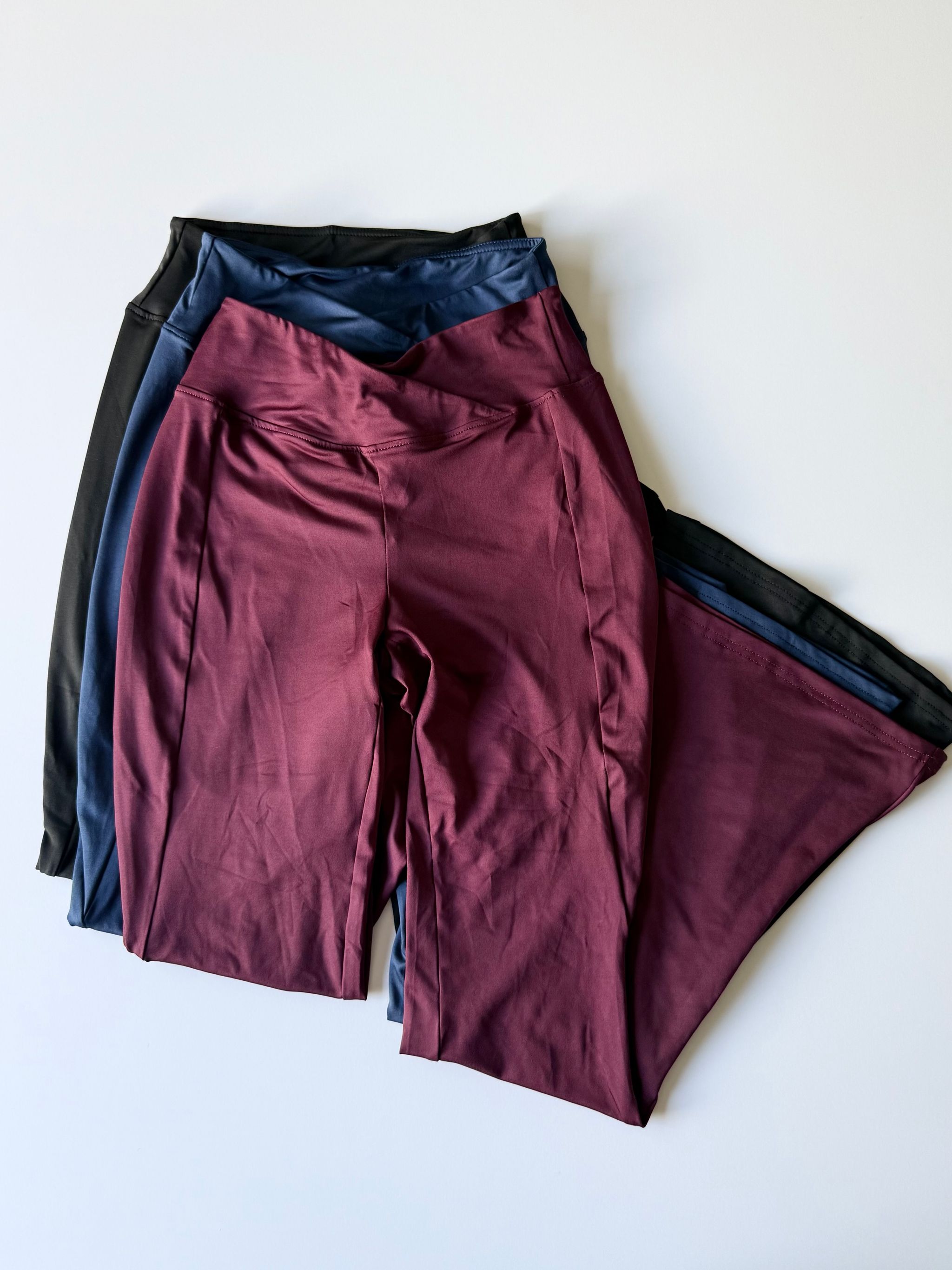 Leggings Flare Contour — Talla M_0