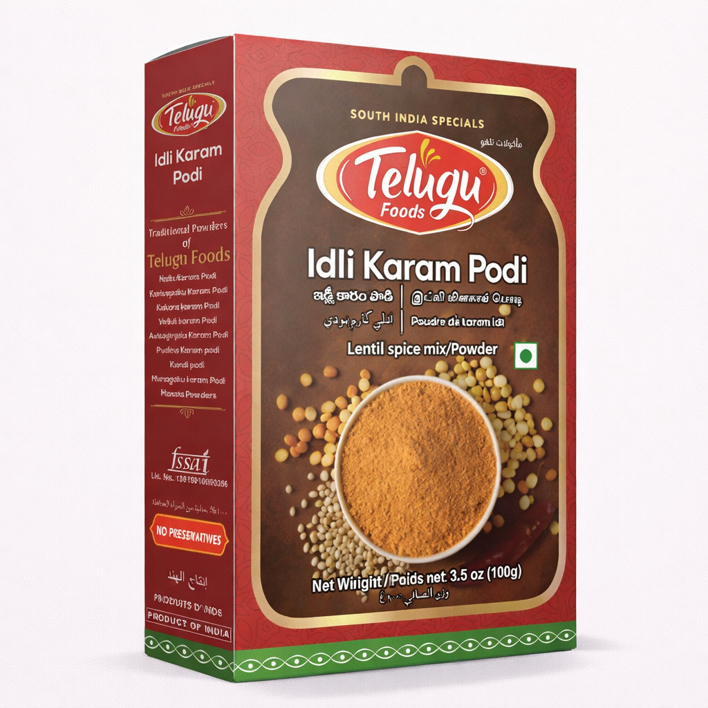 Telugu Foods Idli Karam Podi 100g_0
