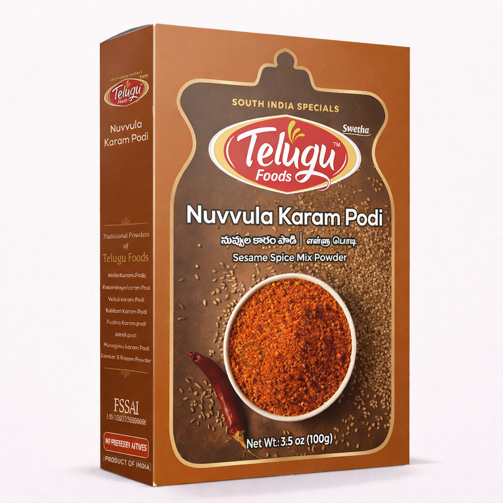 Telugu Foods Nuvvula Karam Podi_0