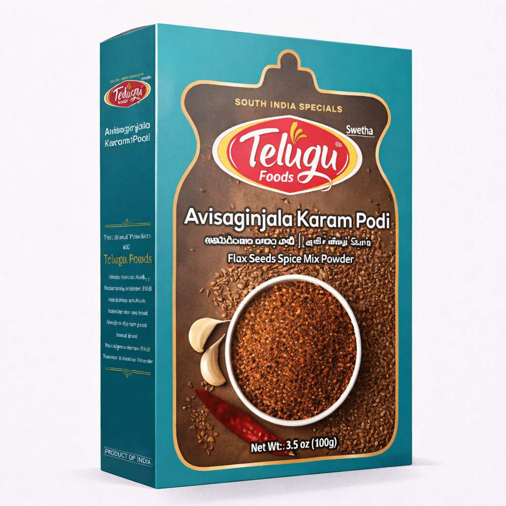 Telugu Avisaginjala Karam Podi 100g_0