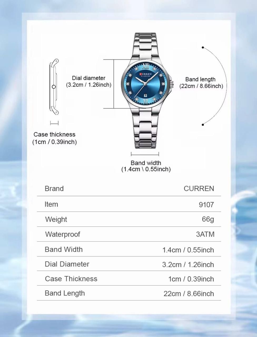 Curren ladies watch 9107_3