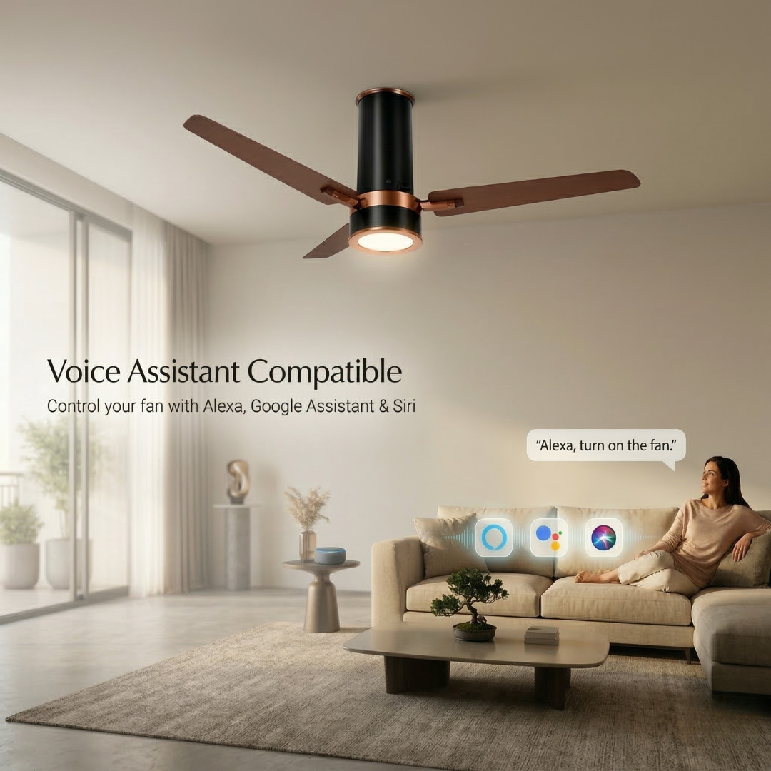 RF Premium Russet Brown BLDC Fan (9W LED)_1