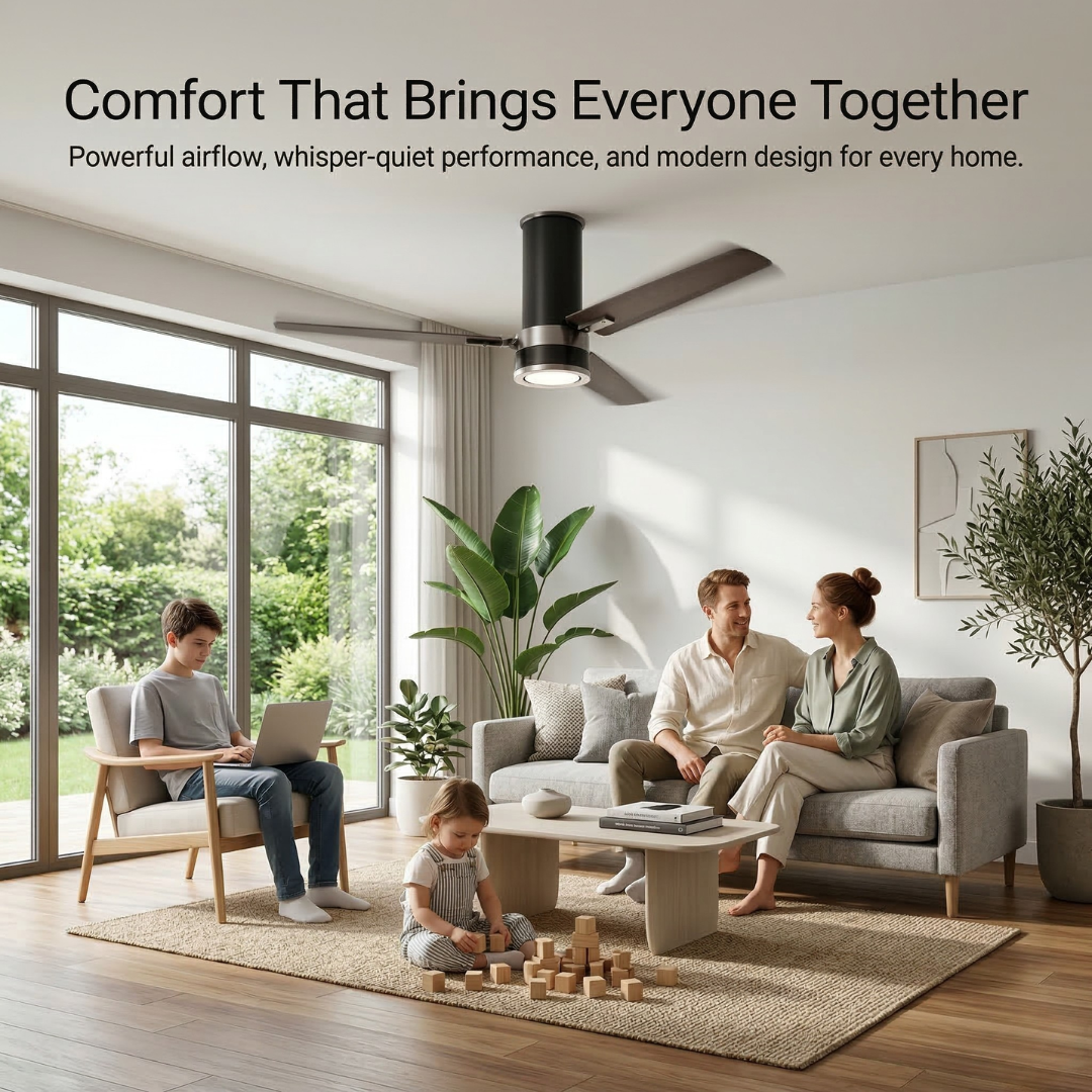 RF Premium Grey BLDC Fan (9W LED)_2