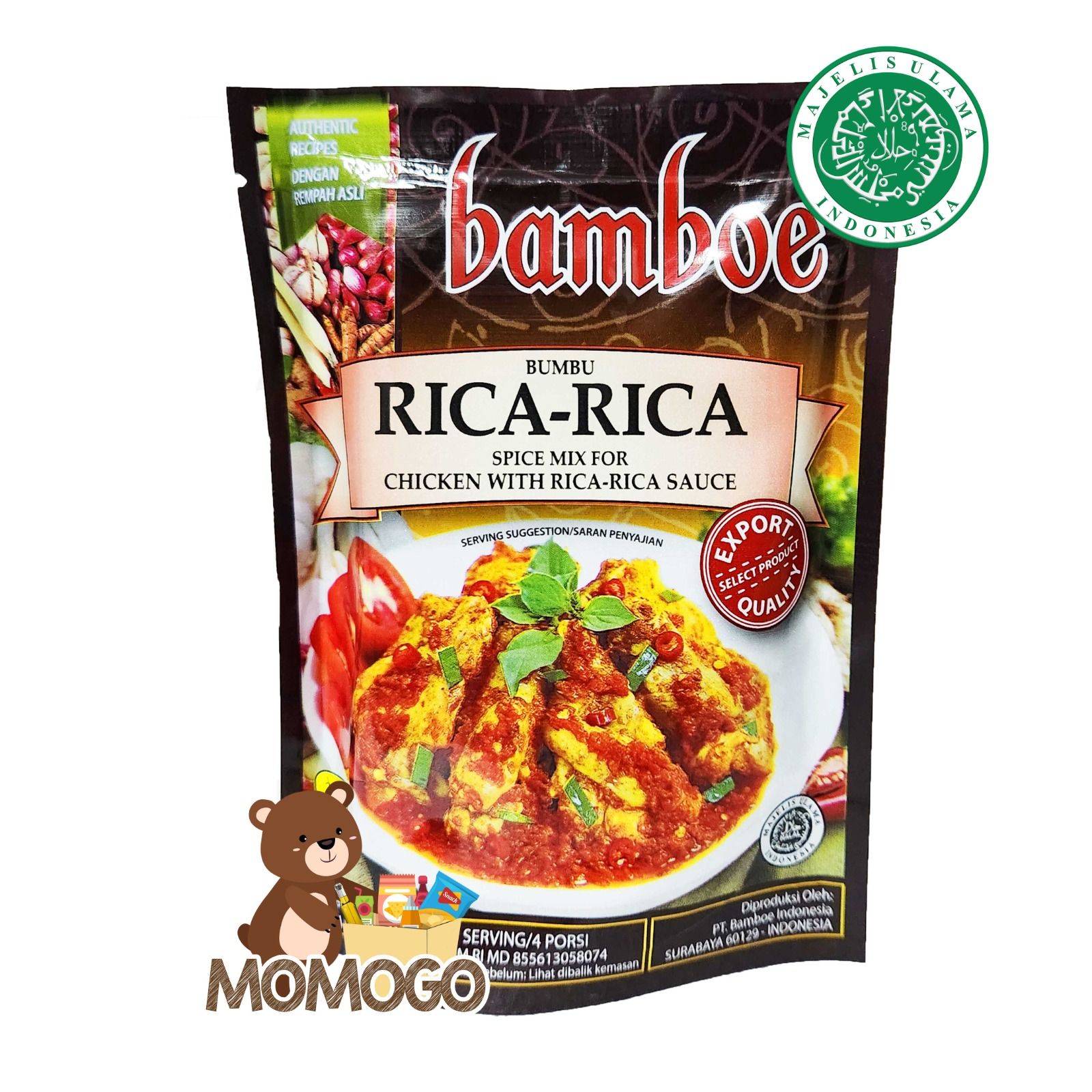 Bamboe 45-60 gr Bumbu (Ayam, Daging, Sambel)_5