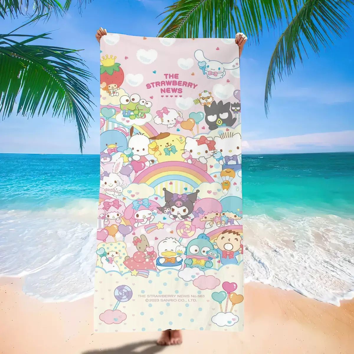 Sanrio bath towel_23