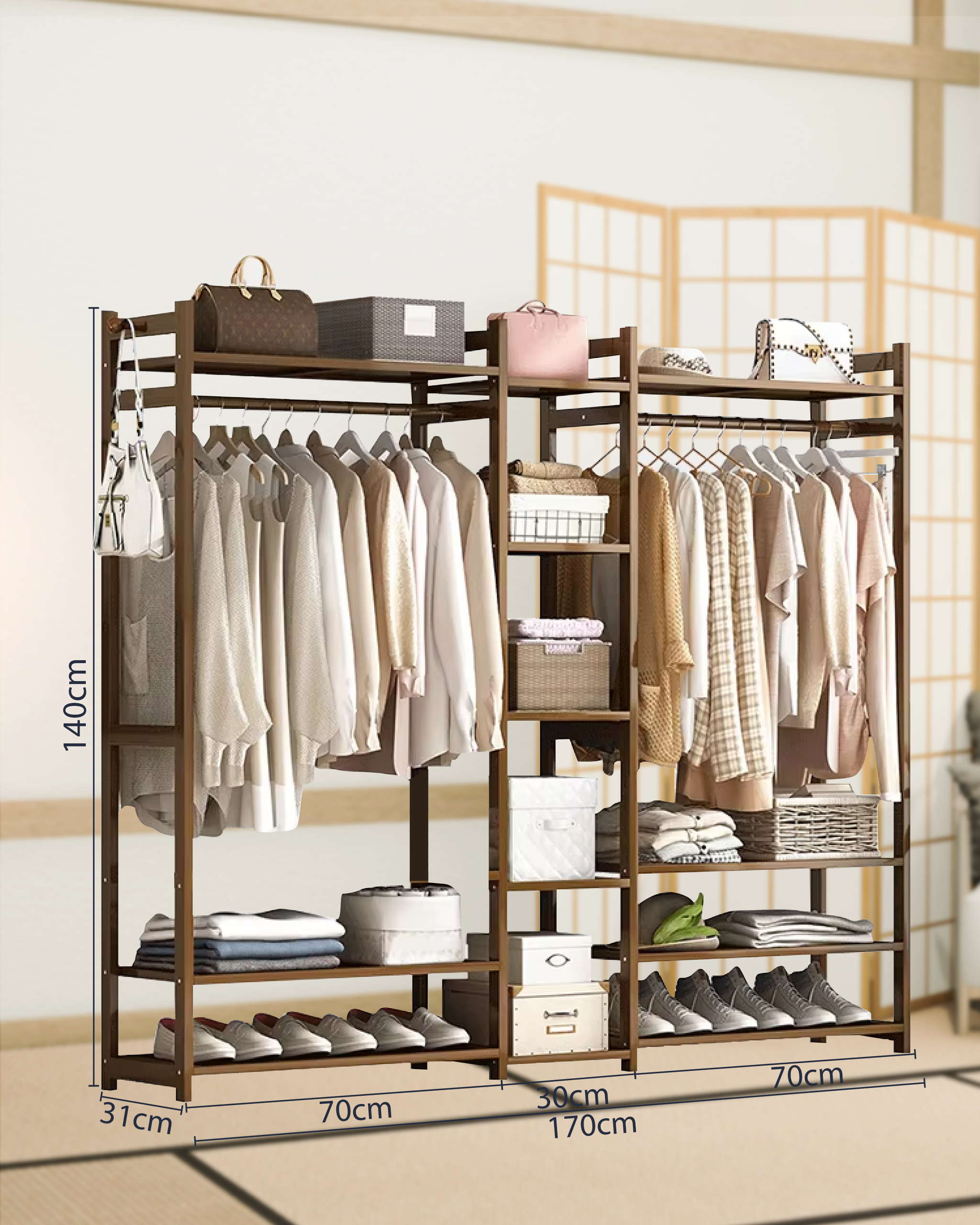 10700044 - BAMBOO CLOTHING RACK _0
