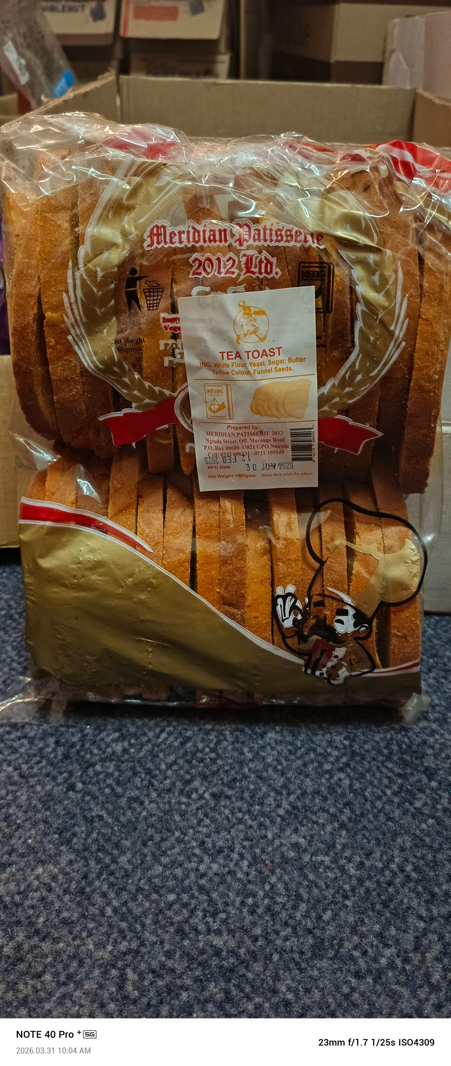 Huntley's sliced tea toast _0