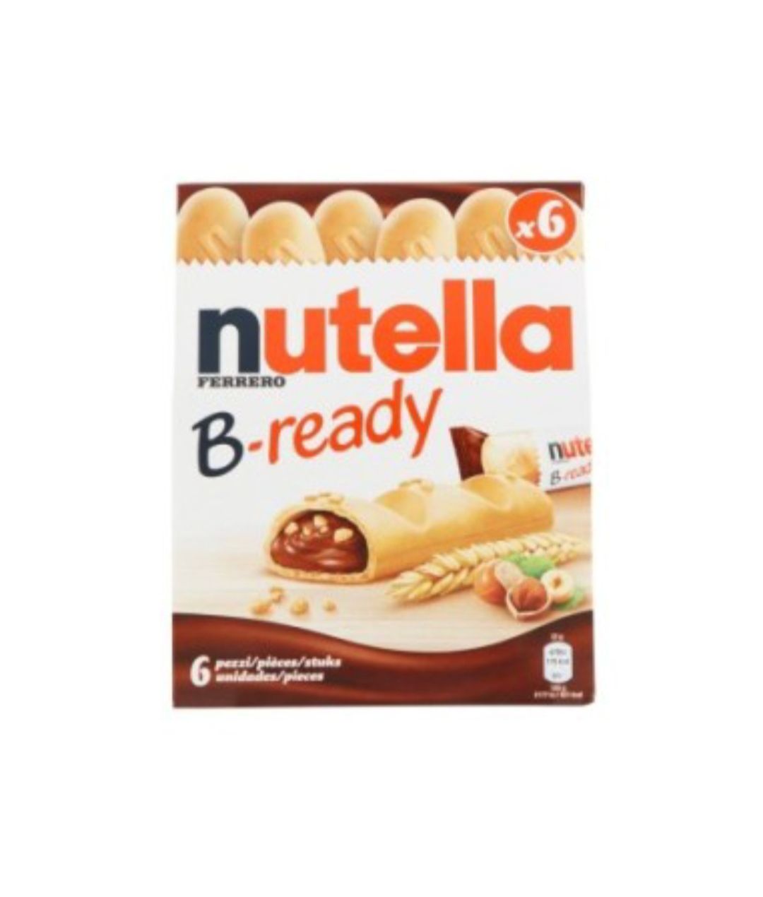 Nutella b-ready 6 pieces 132g_0