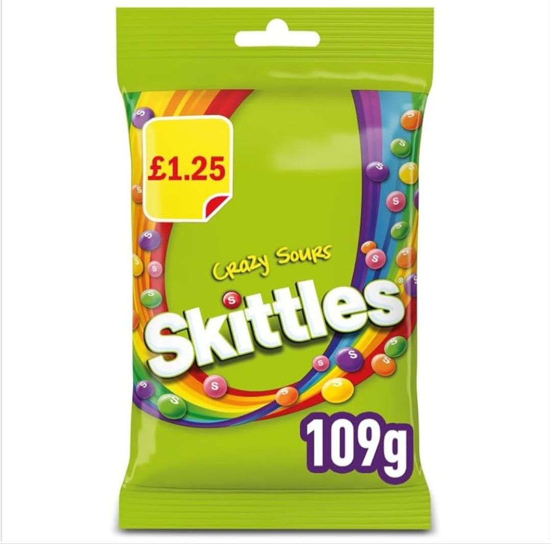 Skittles crazy sours 109g_0
