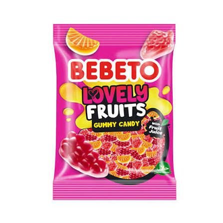 Bebeto lovely fruity gummy 80g_0