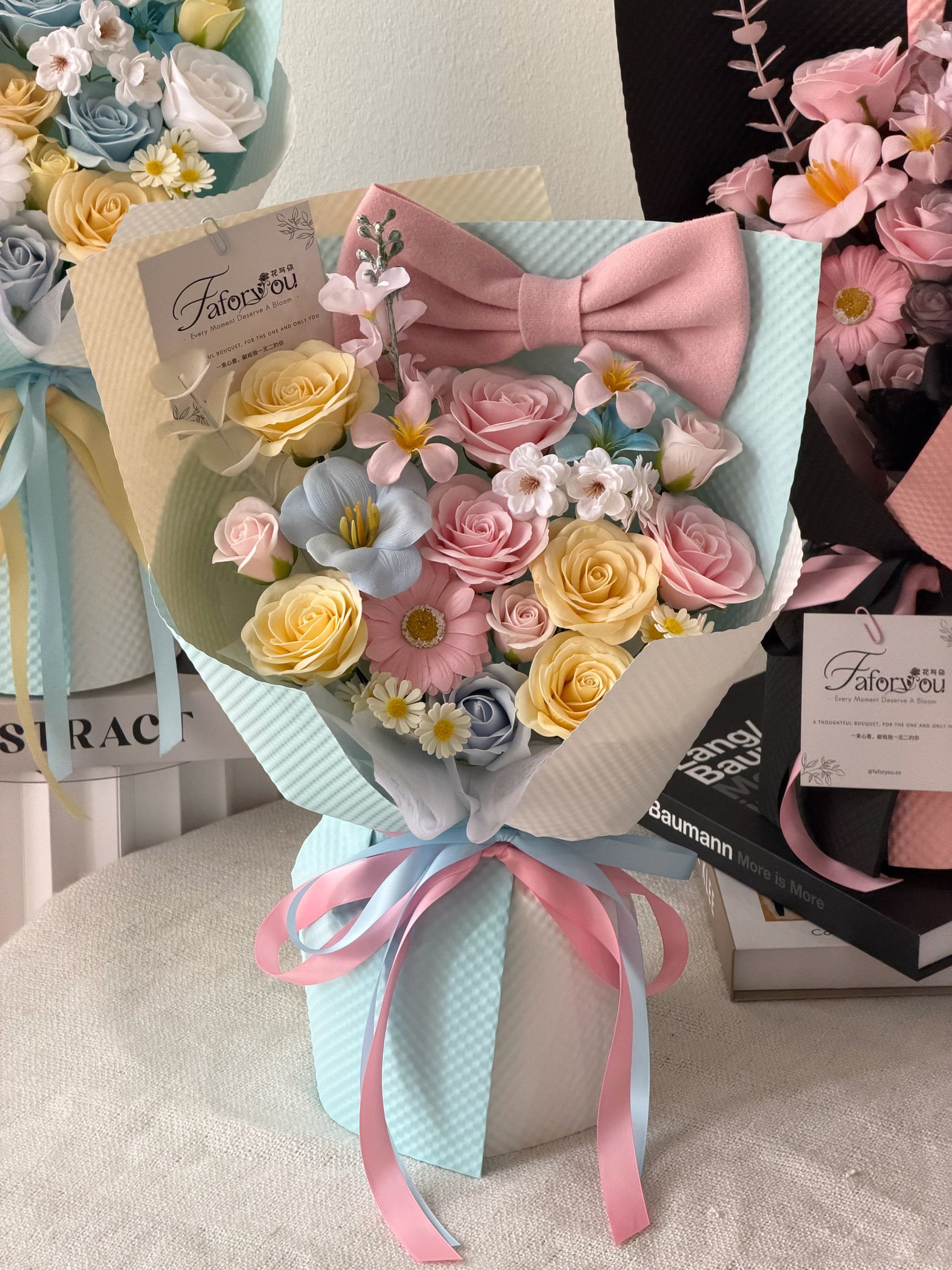 Candy Petals Soap Flower Mixed Bouquet _0