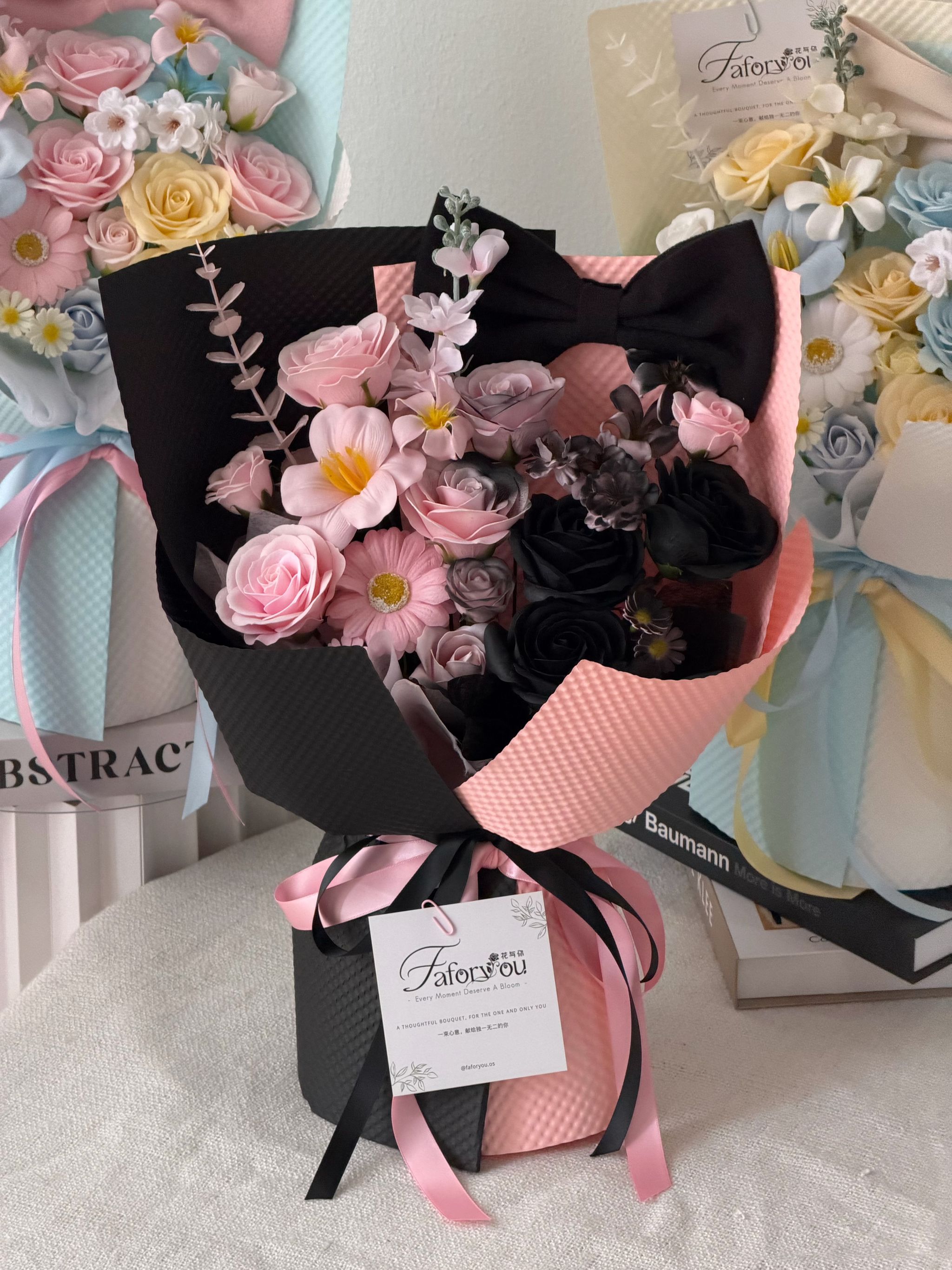 Candy Petals Soap Flower Mixed Bouquet  _0